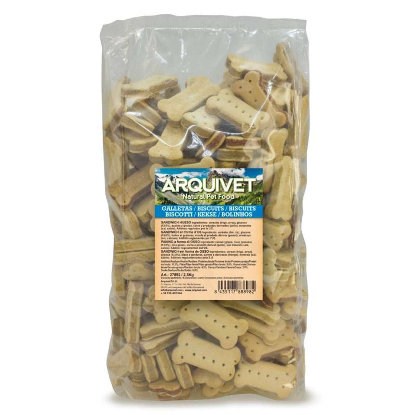GALLETAS SANDWICH HUESO Bolsa 2,5 Kg
