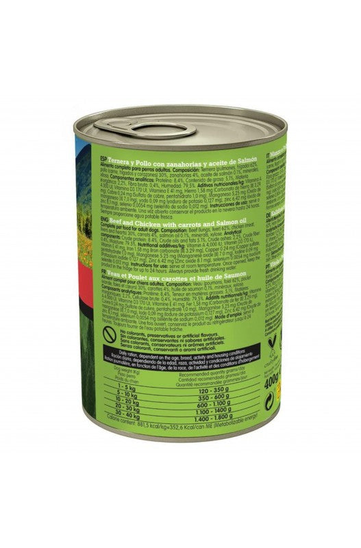 LATA Arquivet TERNERA Y POLLO Con Zanahorias 400gr