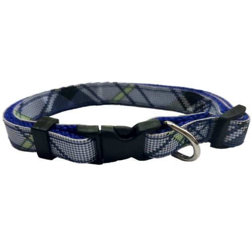 COLLAR NYLON CUADROS