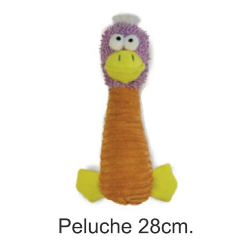 PATO PELUCHE NARANJA 27cm