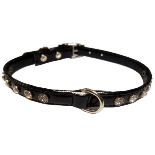 COLLAR SHINY NEGRO