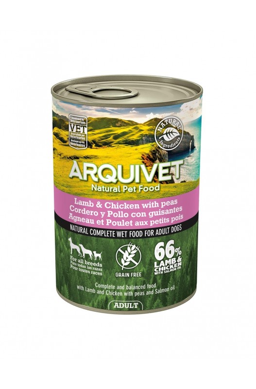 LATA Arquivet CORDERO Y POLLO Con Guisantes 400gr