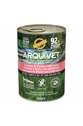 LATA Arquivet  SALMON Y PAVO Con Guisantes 400gr