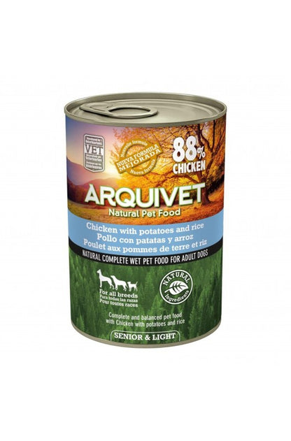 LATA Arquivet SENIOR & LIGHT Pollo, arroz y patata 400gr