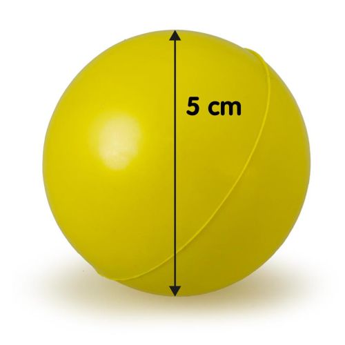 PELOTA MACIZA DE GOMA 5cm