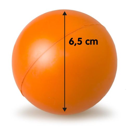 PELOTA MACIZA DE GOMA 6,5cm