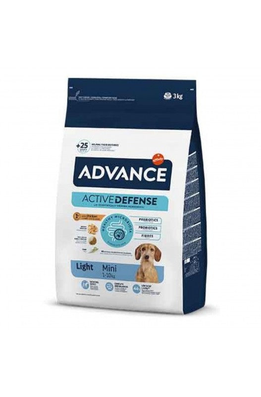 ADVANCE LIGHT MINI POLLO Y ARROZ 3KG