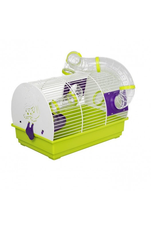 JAULA HAMSTER RUSO 112 BLANCA 39x25.5x27cm
