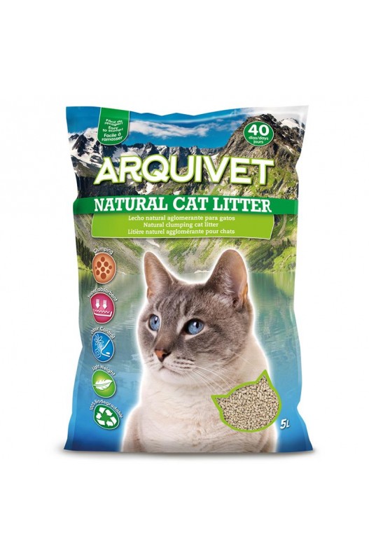 NATURAL CAT LITTER 5 LTS. ARQUIVET
