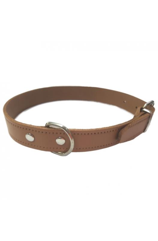 COLLAR CUERO LISO