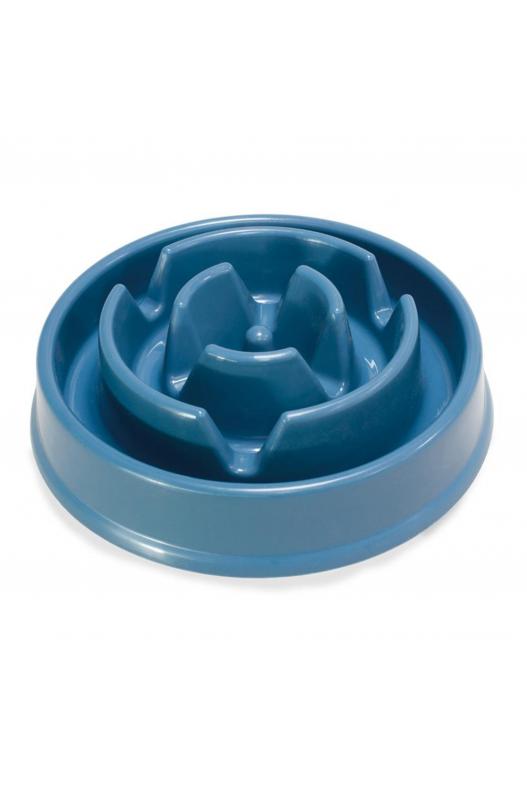 Comedero Slow Feeder  20x5x5,8cm Azul