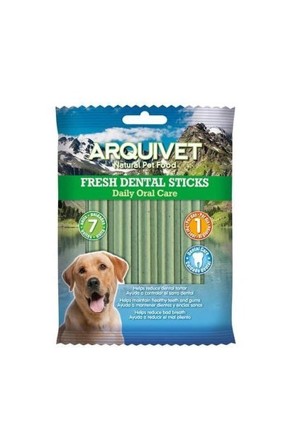 FRESH DENTAL STICKS Bolsa 7 uds 140gr Arquivet