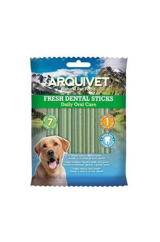 FRESH DENTAL STICKS Bolsa 7 uds 140gr Arquivet