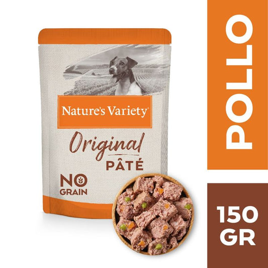 Mini Pate Pollo NATURES VARIETY ORIGINAL  150gr