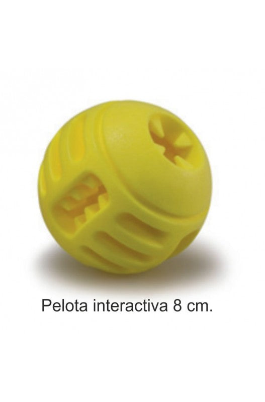 PELOTA INTERACTIVA SNACKS 8cm